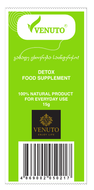 VENUTO sachet packaging